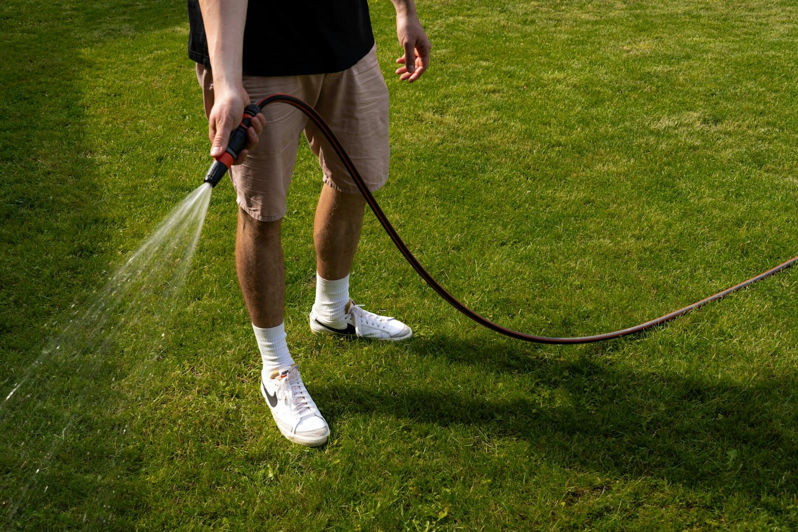 Gardening work in an Australian home